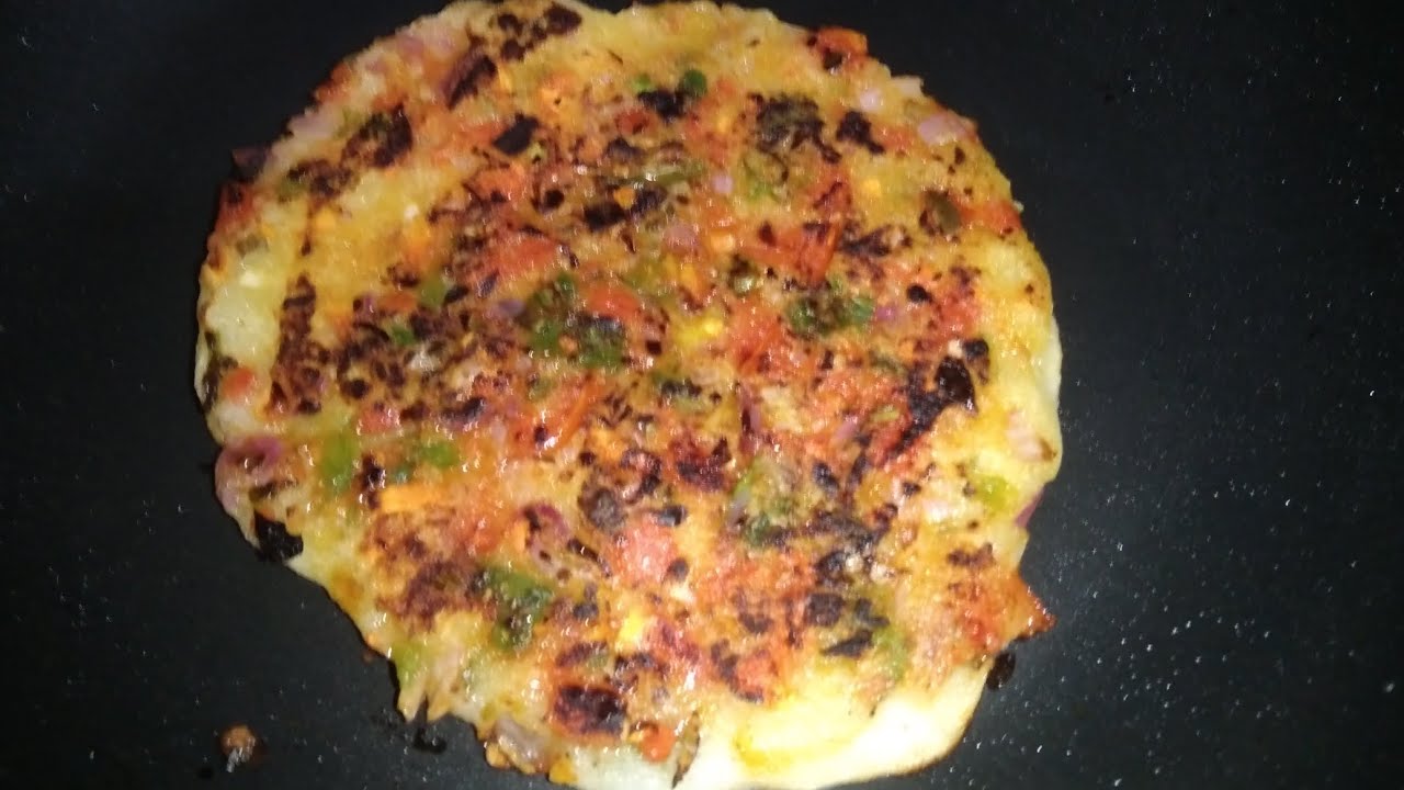 सूजी और सब्जियों से भरा , Healthy Breakfast Instant Rava Uttapam 