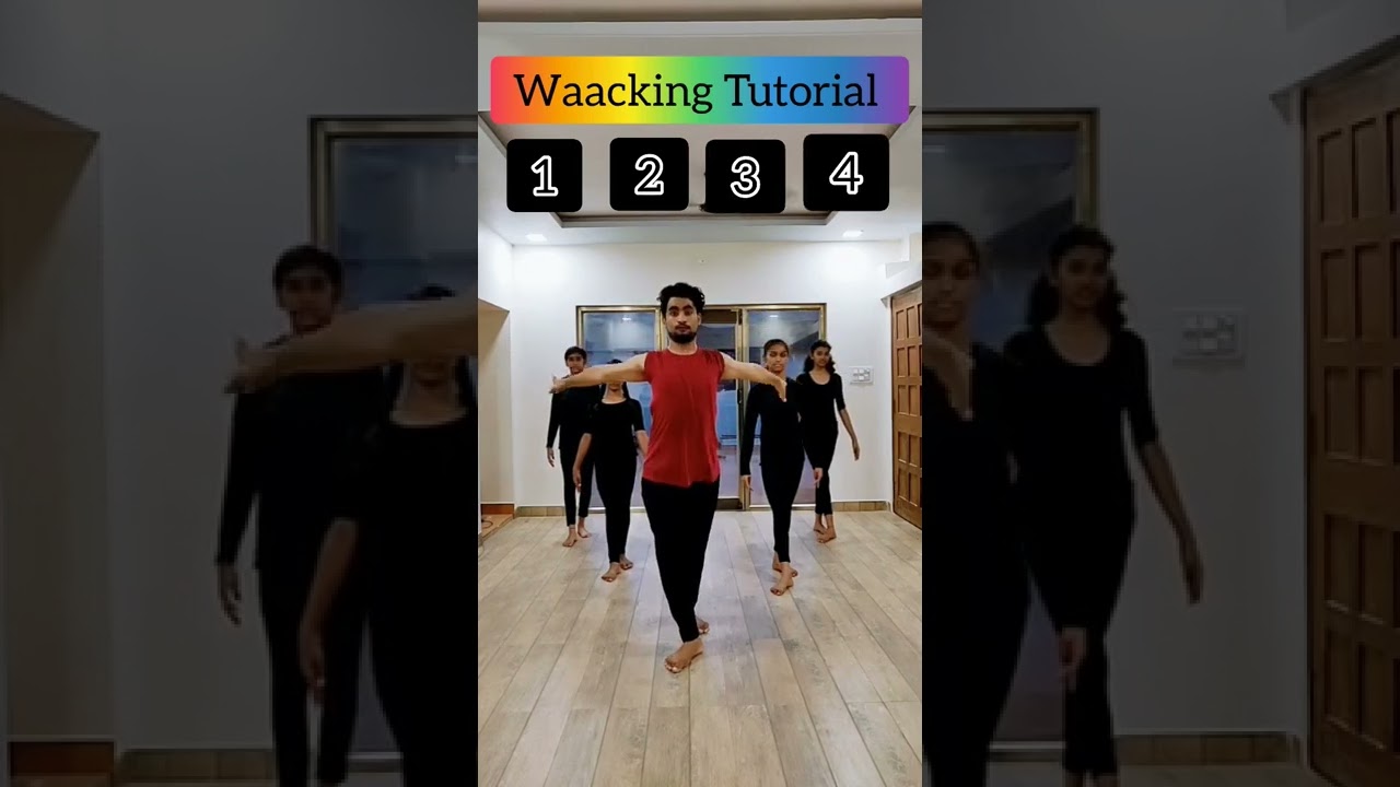 Waacking Dance Tutorial #waacking #whacking #waackingtutorial#rajavyas#rajavyasdance #dancetutorial