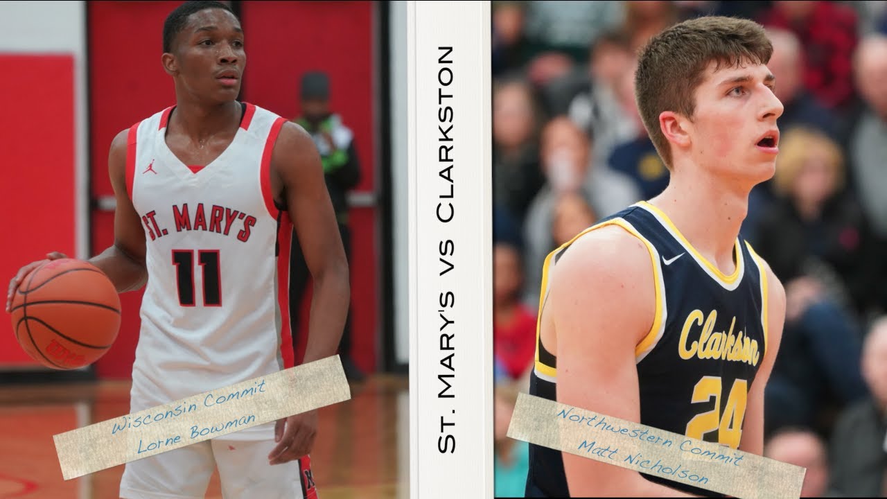 2 Big Ten Commits | St. Mary's vs Clarkston