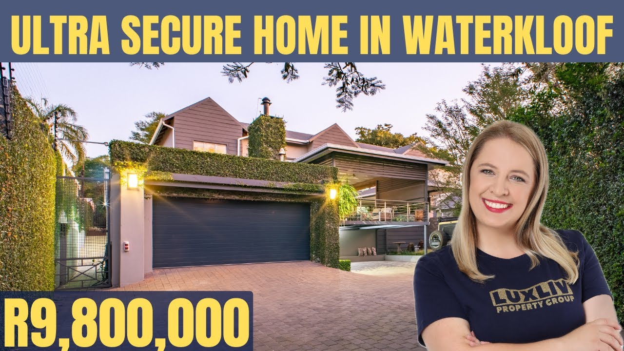R9,800,000 Ultra Secure 6-Bedroom Home in Waterkloof | Paddle Court, Pizza Oven & Solar Power