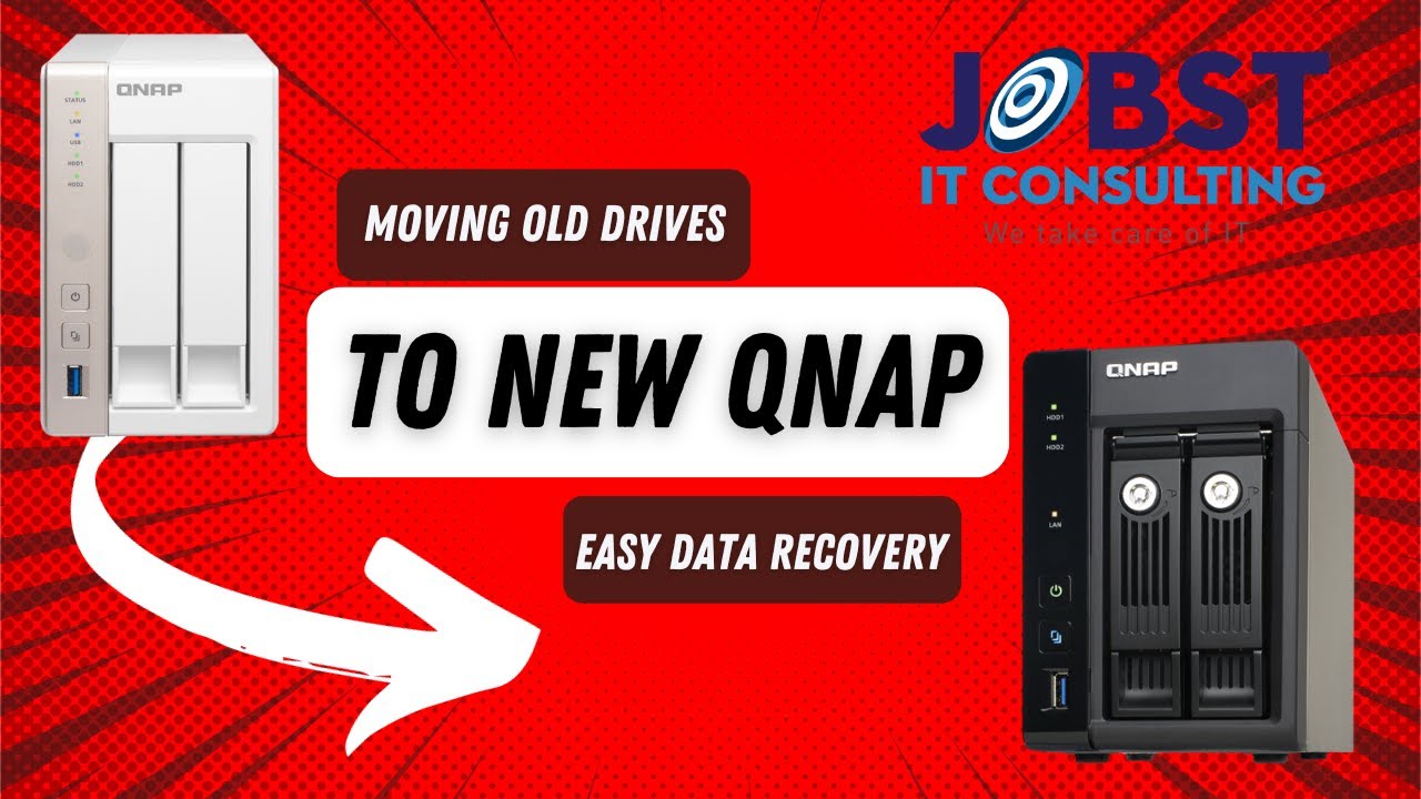 Moving your old drives to your new QNAP for easy data recovery.