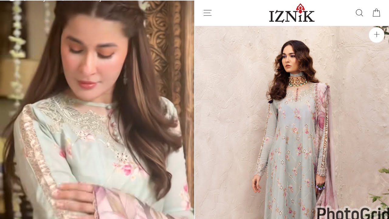Iznik dress review || Review of DL-10  embroidered lawn dress || Price is 9950