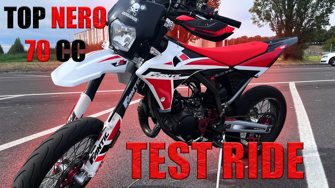 Test Fantic TOP NERO (70cc) - Fantic XM 50 - Motovlog ITA