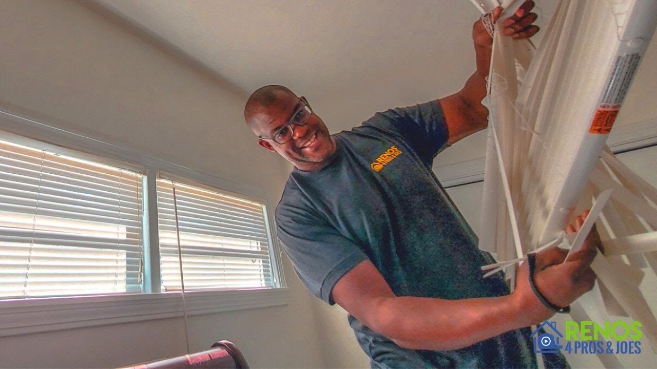 HOW TO SHORTEN BLINDS | Trimming Vinyl Window Blinds