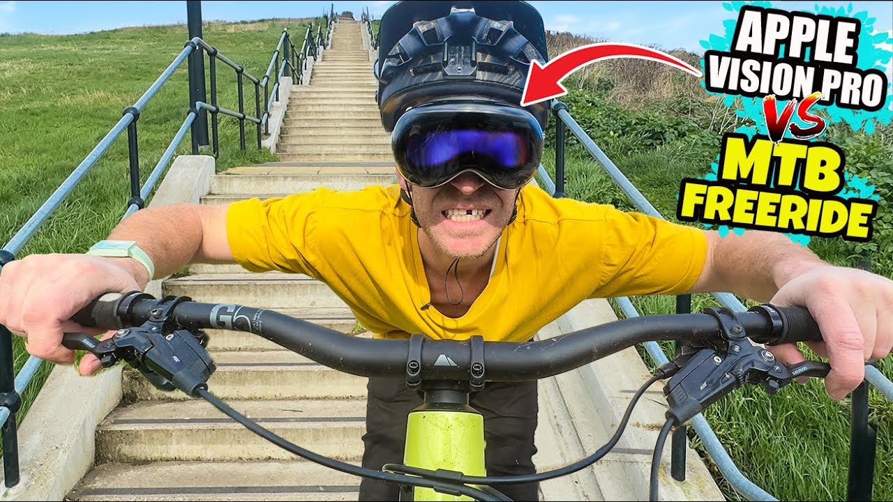 APPLE VISION PRO: £4000 VR GOGGLES VS FREERIDE MOUNTAIN BIKING!