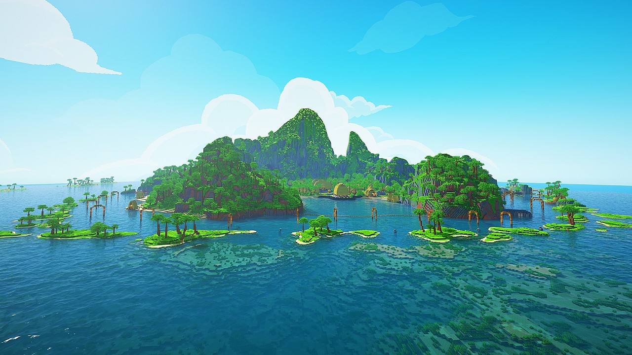 Minecraft Moana 2 Map Speed Build (Timelapse)