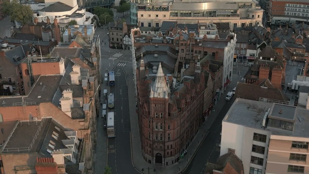 Nottingham City Drone footage