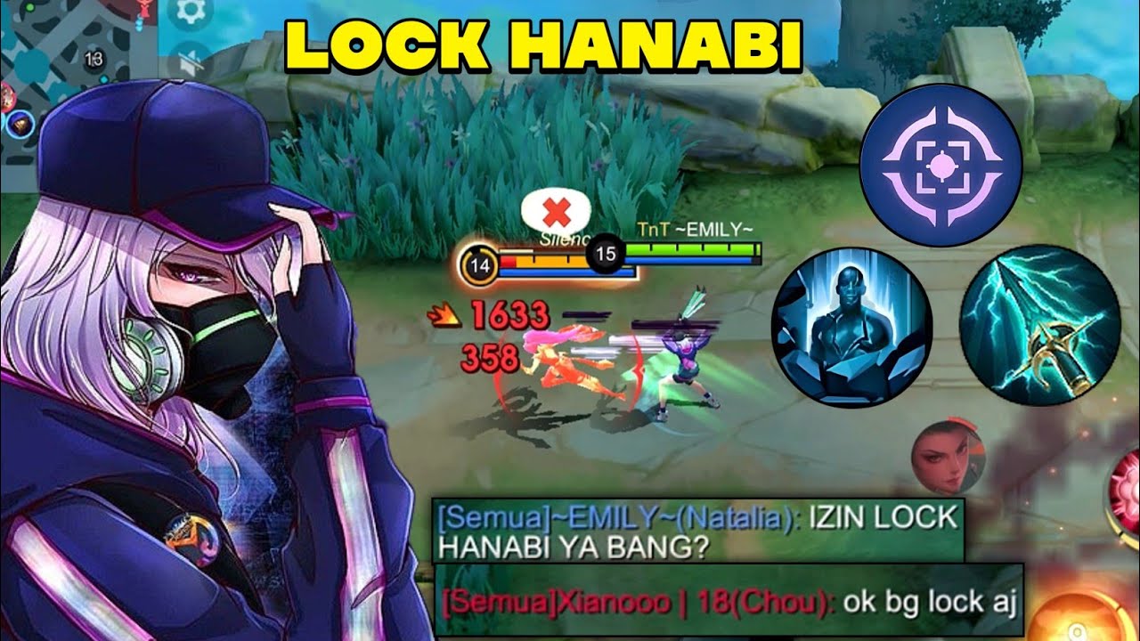 MINTA IZIN MUSUH BUAT LOCK HANABI | NATALIA GAMEPLAY 2024 - MLBB