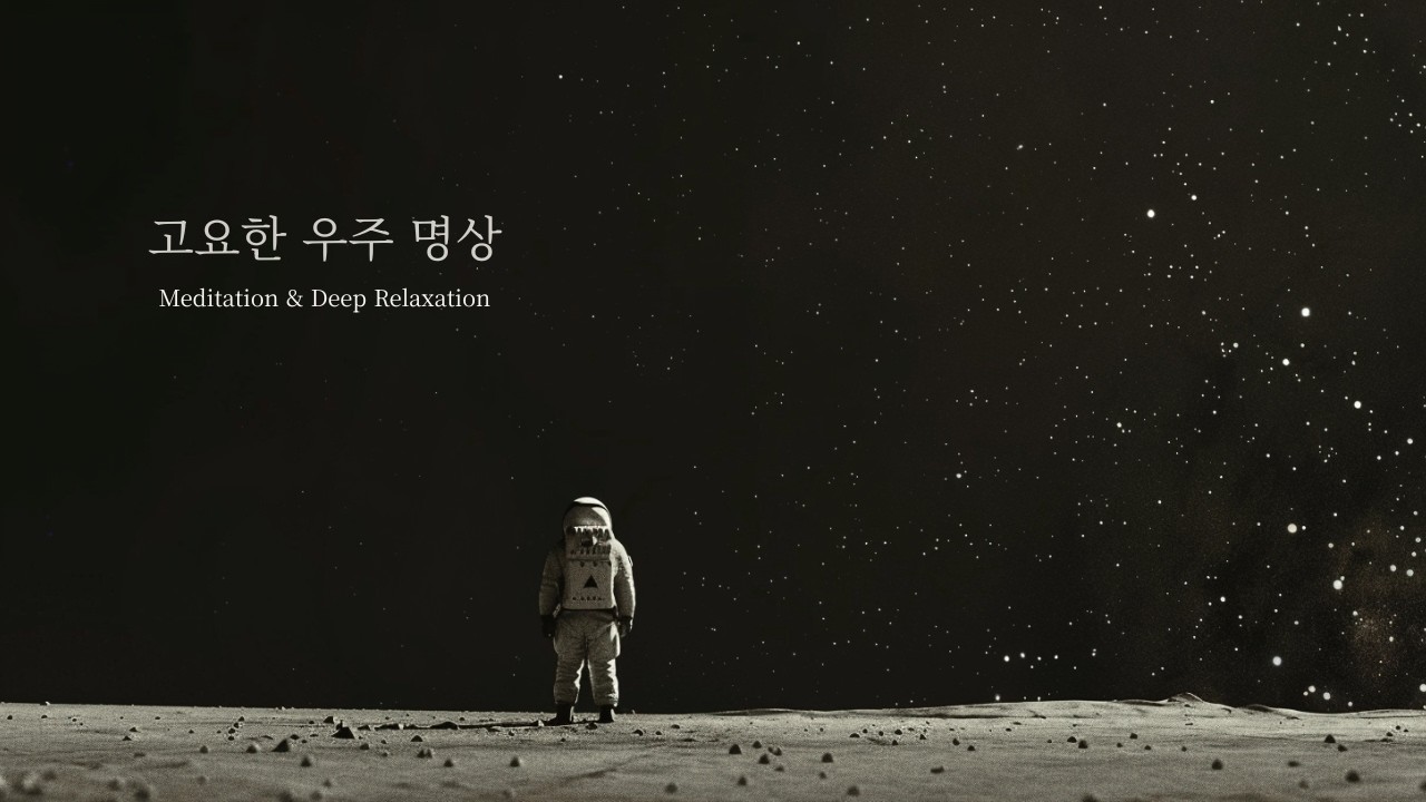 오늘은 나를 조용히 우주에 내려놓고 싶었다.