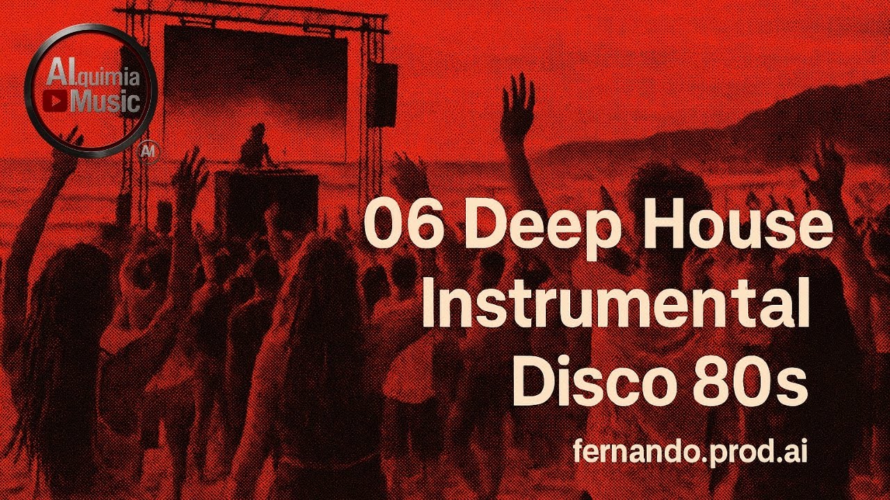 🎬4K 👉 06 Deep House Instrumental Disco 80s... fernando.prod.ai