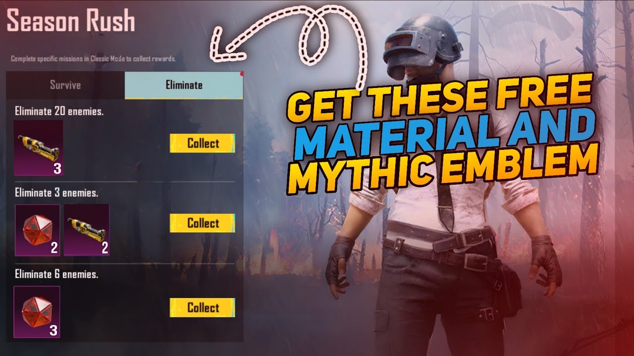 Easy Trick To Get Free Material And Mythic Emblem In PUBG • Humraz Gaming