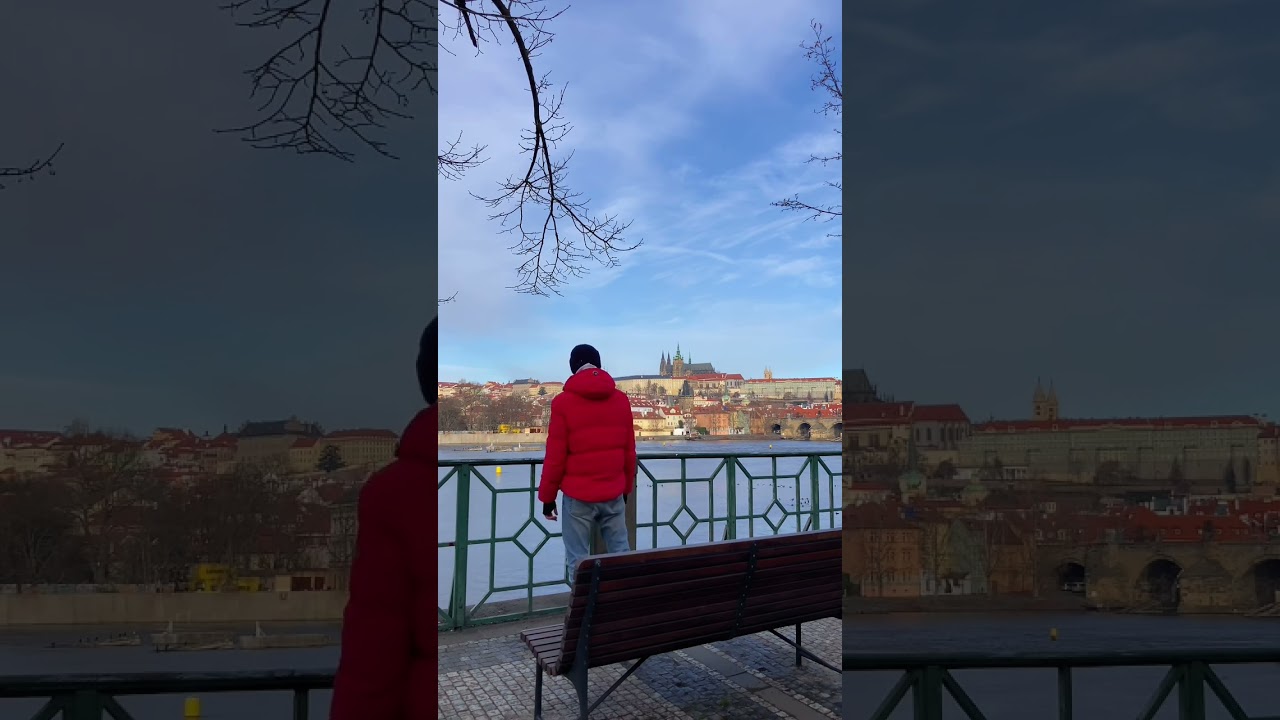 Sit down with me for this beautiful view. 🪑Love it.  #pragueviews#sitdown#lovetheviews#pragueworld