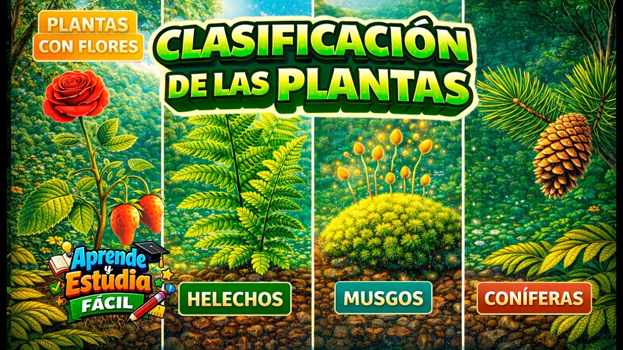 Plantas: la clasificación definitiva en 5 minutos | Clasificación de las Plantas