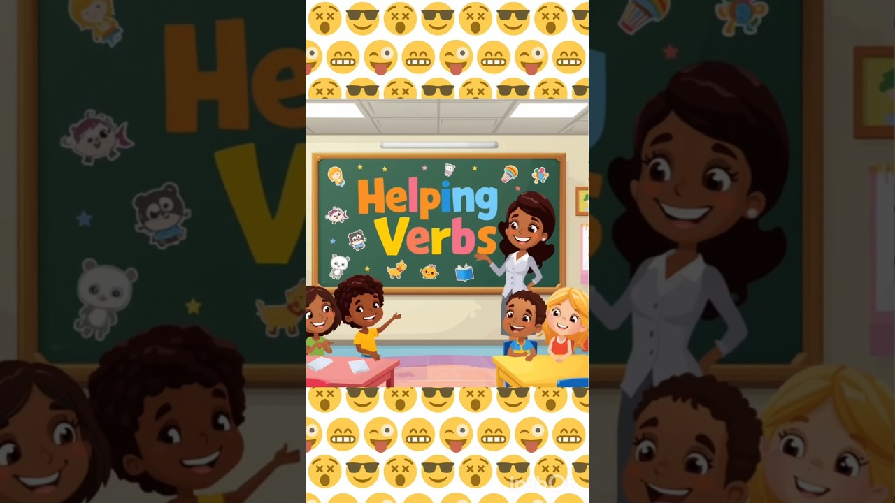 Helping Verb Song for Kids | Fun Action Song to Learn English Grammar