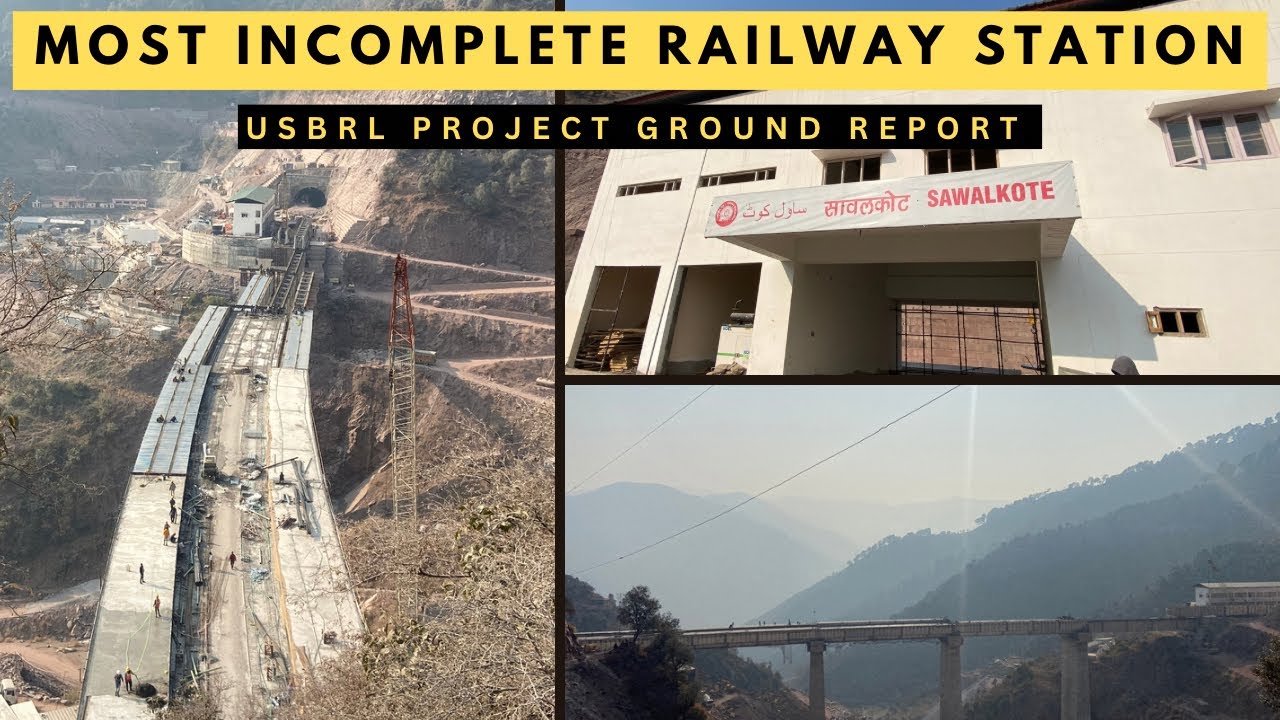 RAILWAY STATION SWALKOTE || 90 % WORK IS INCOMPLETE IN THIS STATION