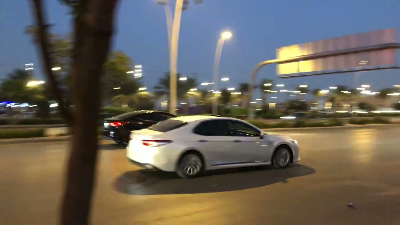 Night view of Alkhaleej Riyadh vlog