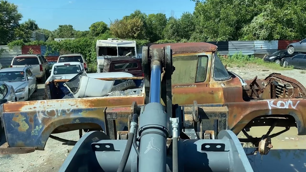 NOTHING Will LEAVE this CRUSHING YARD ALIVE not a CLASSIC OLD SCHOOL FORD TRUCK!!