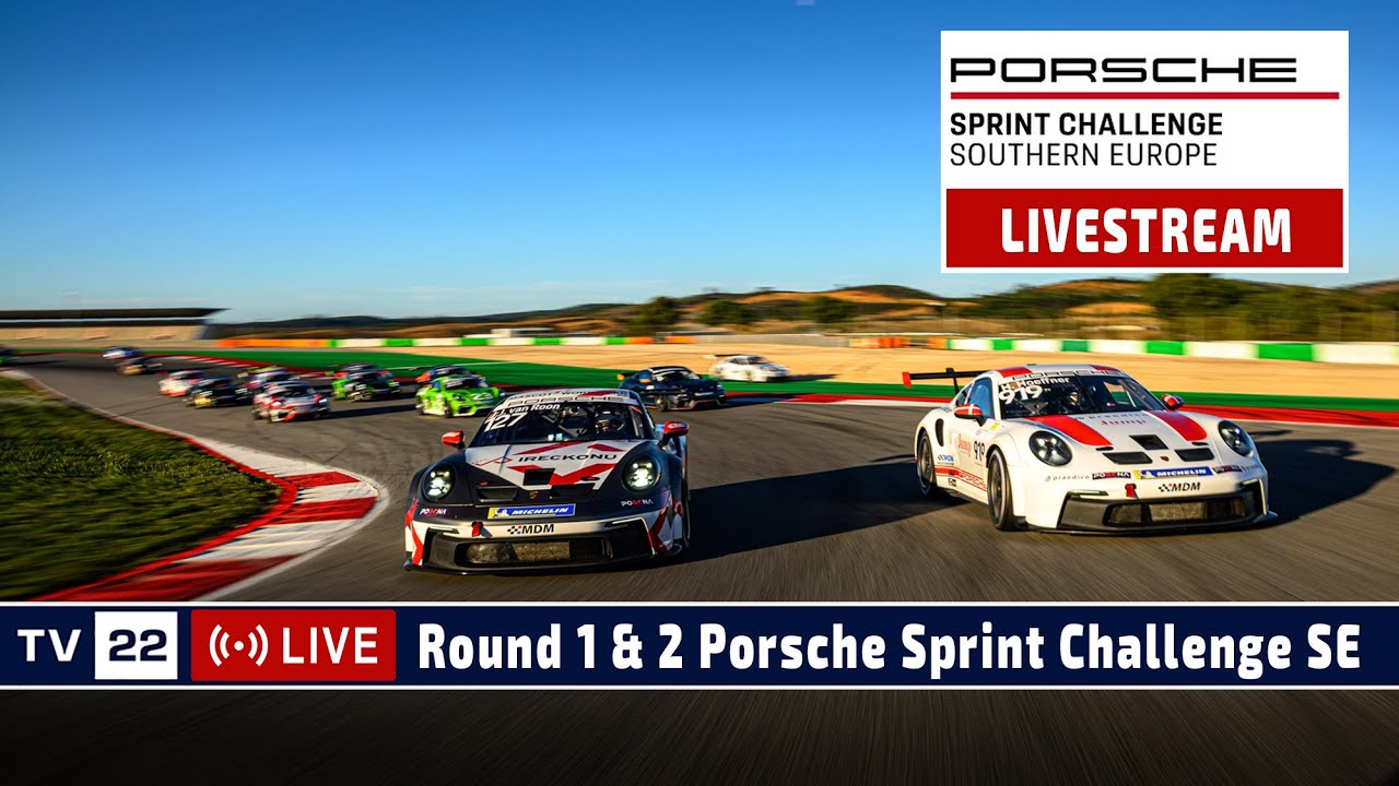 LIVE: Porsche Sprint Challenge Portimão Race 1 & 2 Sport & Club Division - 25.01.2026