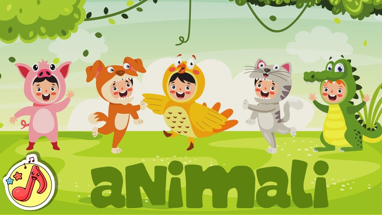 Canzoni sugli Animali per Bambini 🎶 Impariamo gli Animali | Mix di 4 Canzoncine Educative
