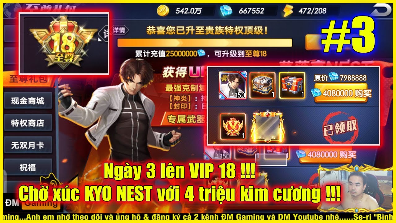 ღ KOF ALLSTAR: AWAKENING x7Game #3 ✪ День 3 до VIP 18 !! Жду возможности получить KYO NEST с 4 ми...