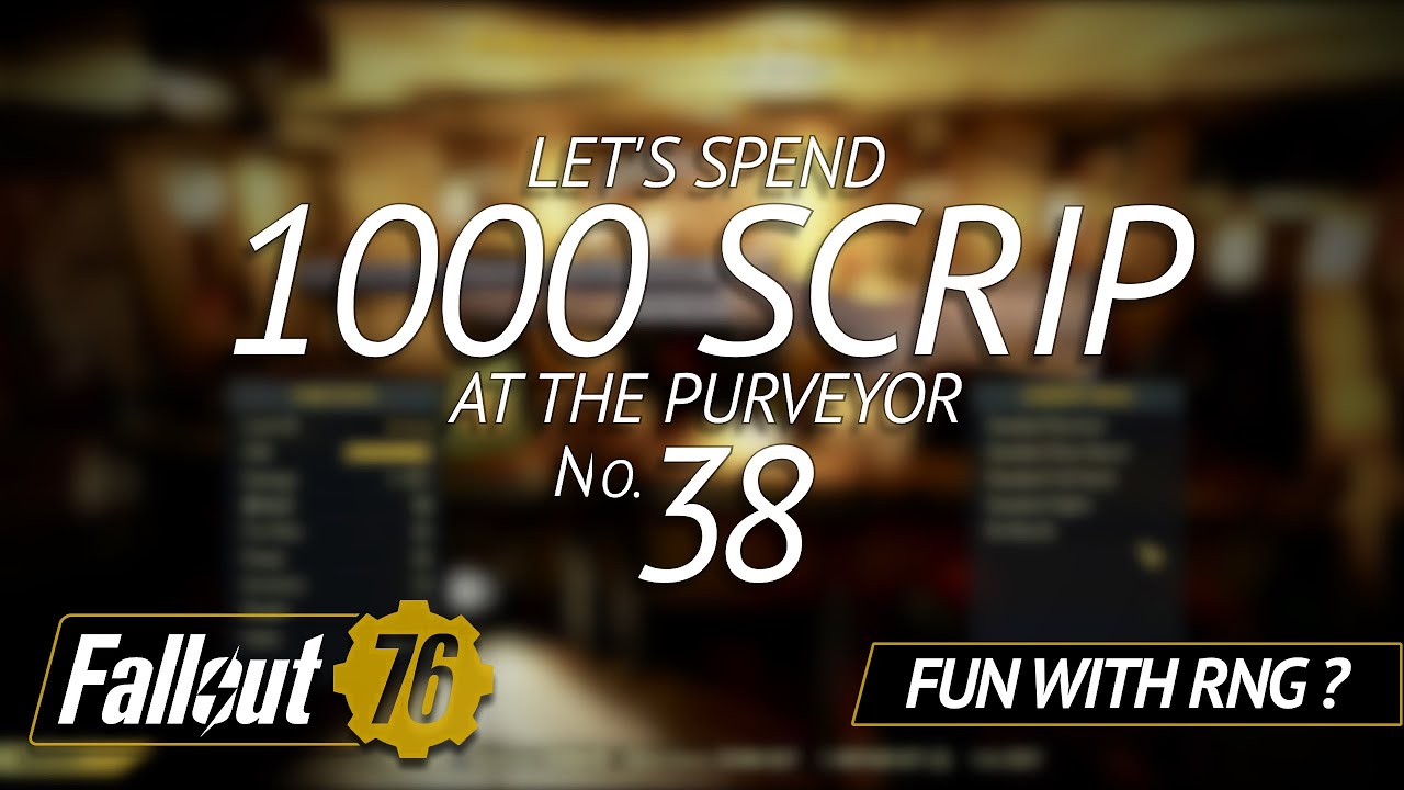 Spending 1000 Scrip at The Purveyor in Fallout 76 - #38