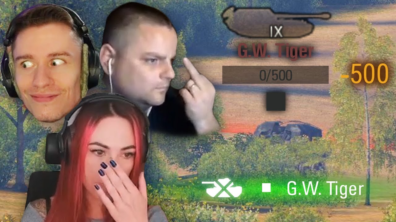 Blind Shot Moments of World of Tanks Streamers