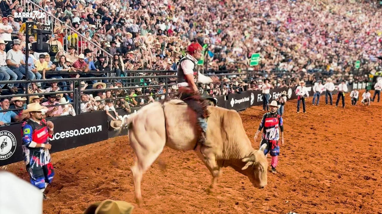 FINAL EM TOUROS - Rodeio BARRETOS International Rodeo 2025 (4K)