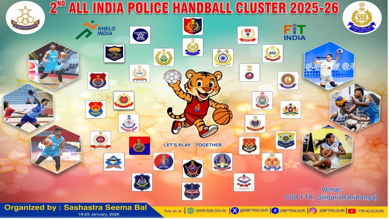 2ND ALL INDIA POLICE HANDBALL CLUSTER 2026 #  CLOSING  CEREMONY