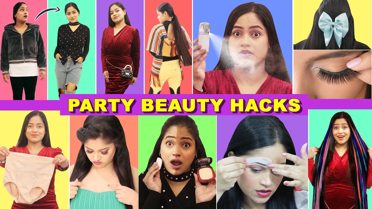 12 New Year Party Hacks💃 Useful Beauty Hacks For Girls किसी भी Party में जाने से पहले ये जरूर देखें