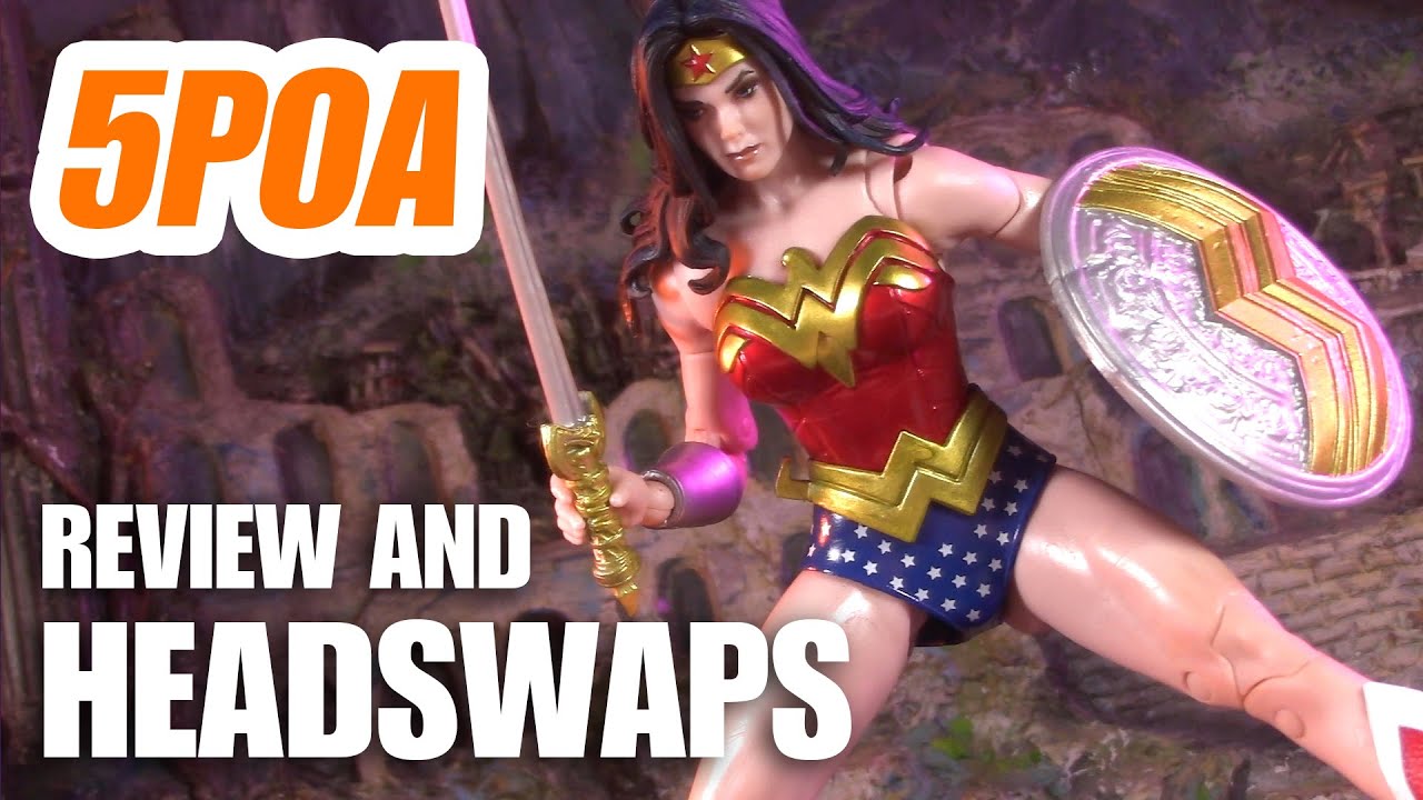COLLECTOR EDITION WONDER WOMAN HEAD SWAPS! McFarlane Toys DC Multiverse Action Figure Review