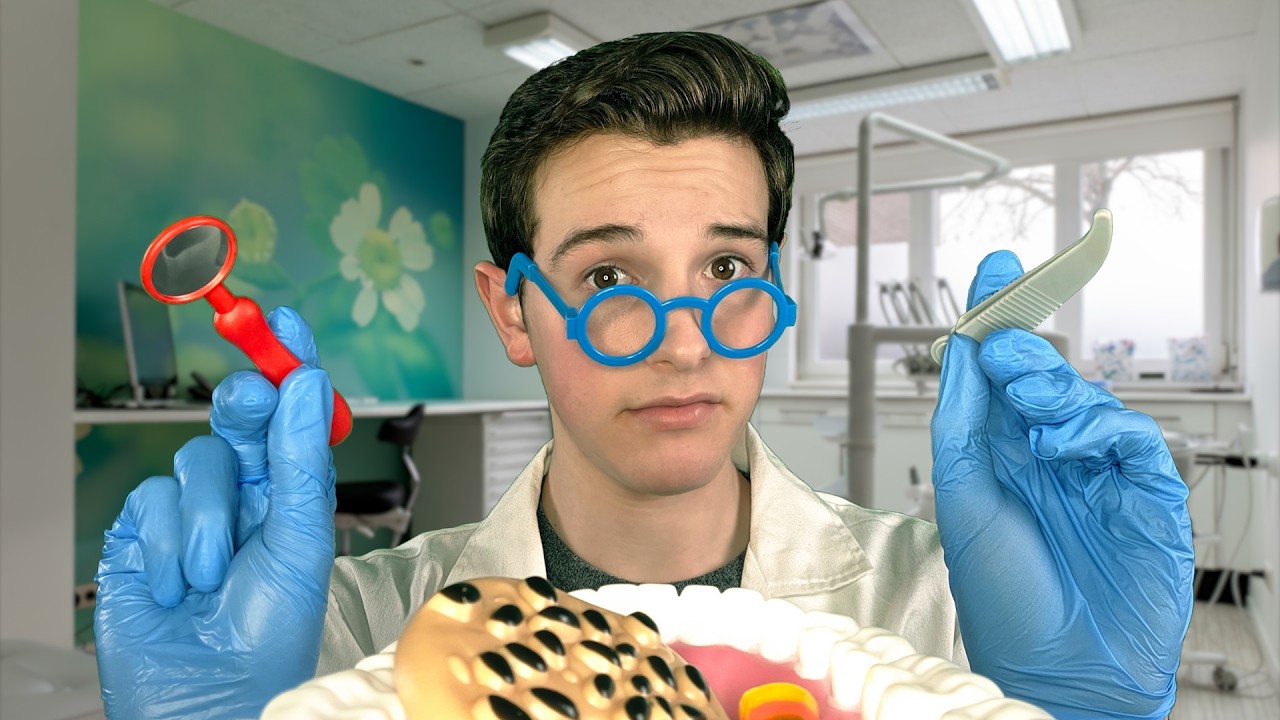 ASMR Dentist Cleans Your Nasty Teeth (jersey accent)