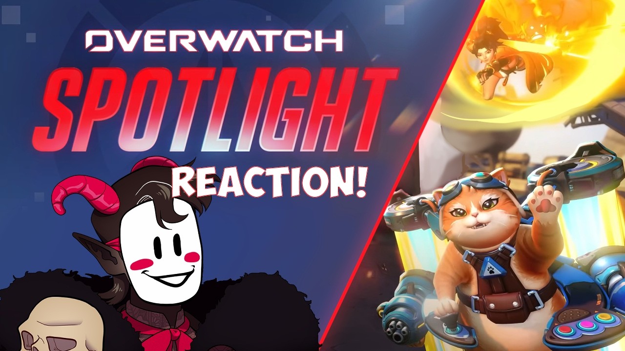 WE'RE SO BACK! | Overwatch Spotlight REACTION (Cinematic, new heroes, and more!)