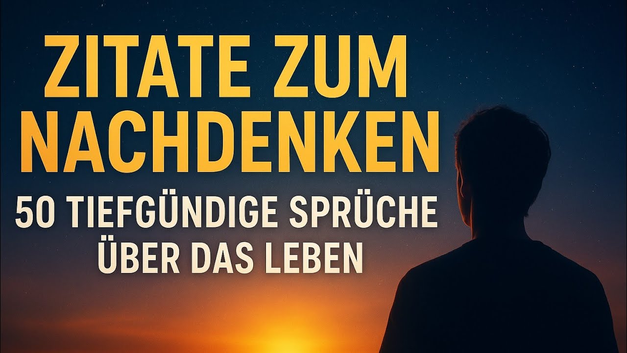 Zitate zum Nachdenken – 50 tiefgründige Gedanken für jeden Tag
