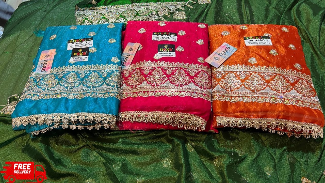 NEW Fendy Silk Suit Design | Order: 7015529041 | Mahi Vastra Bhandar