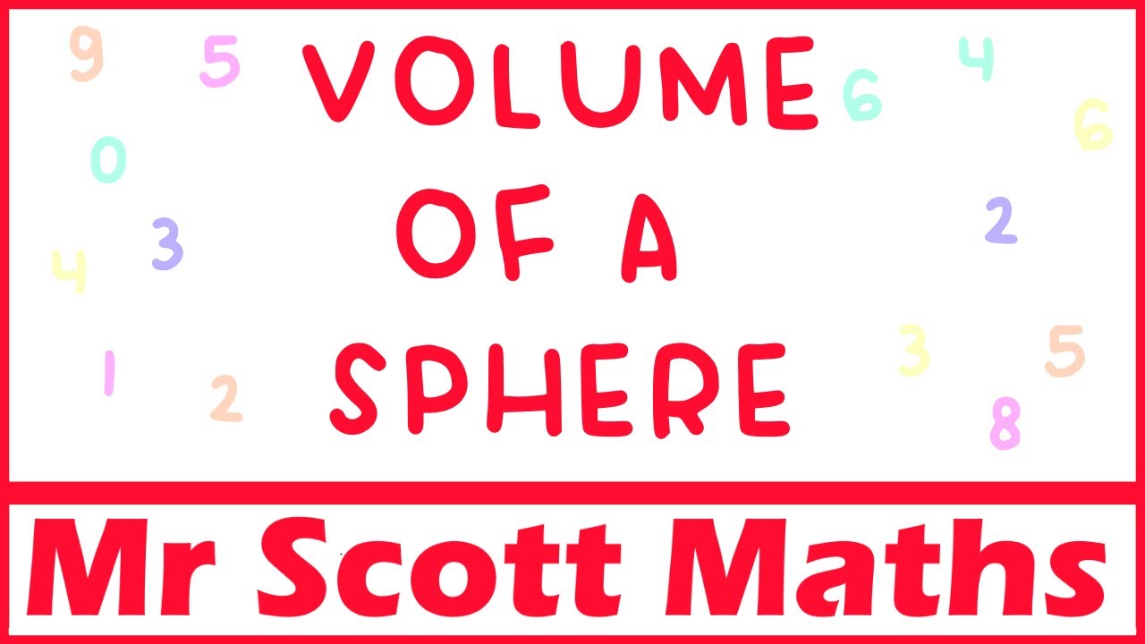 Volume of a Sphere | GCSE Maths