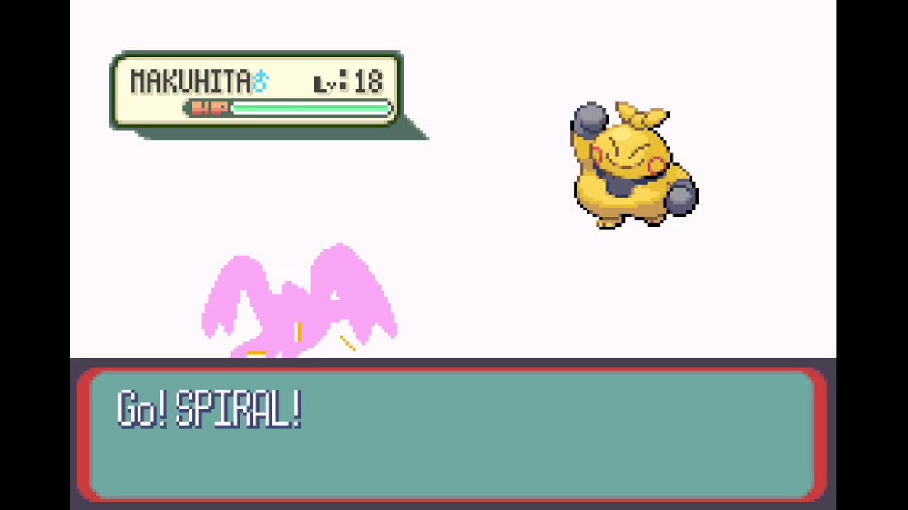 Pokemon Ruby Gym Leader Brawly Battle