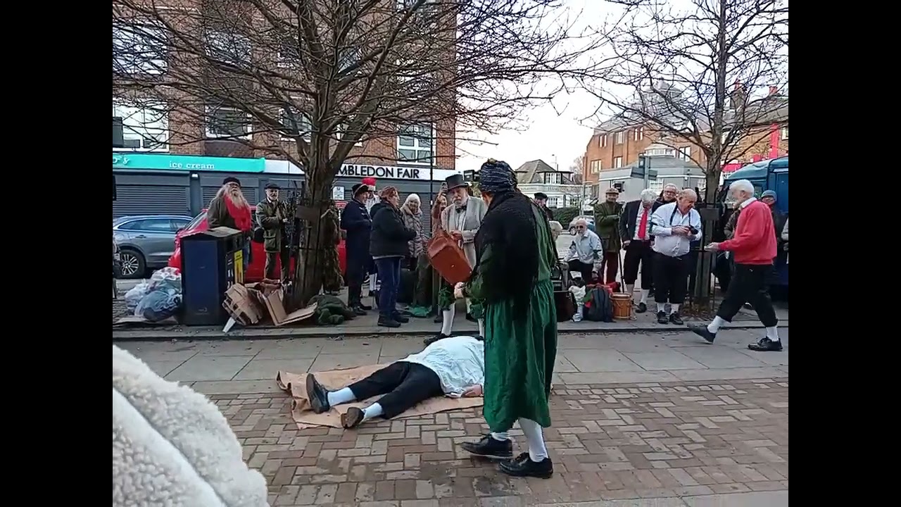 90% Greensleeves Morris Men's Mummers Play 2025, Wimbledon.