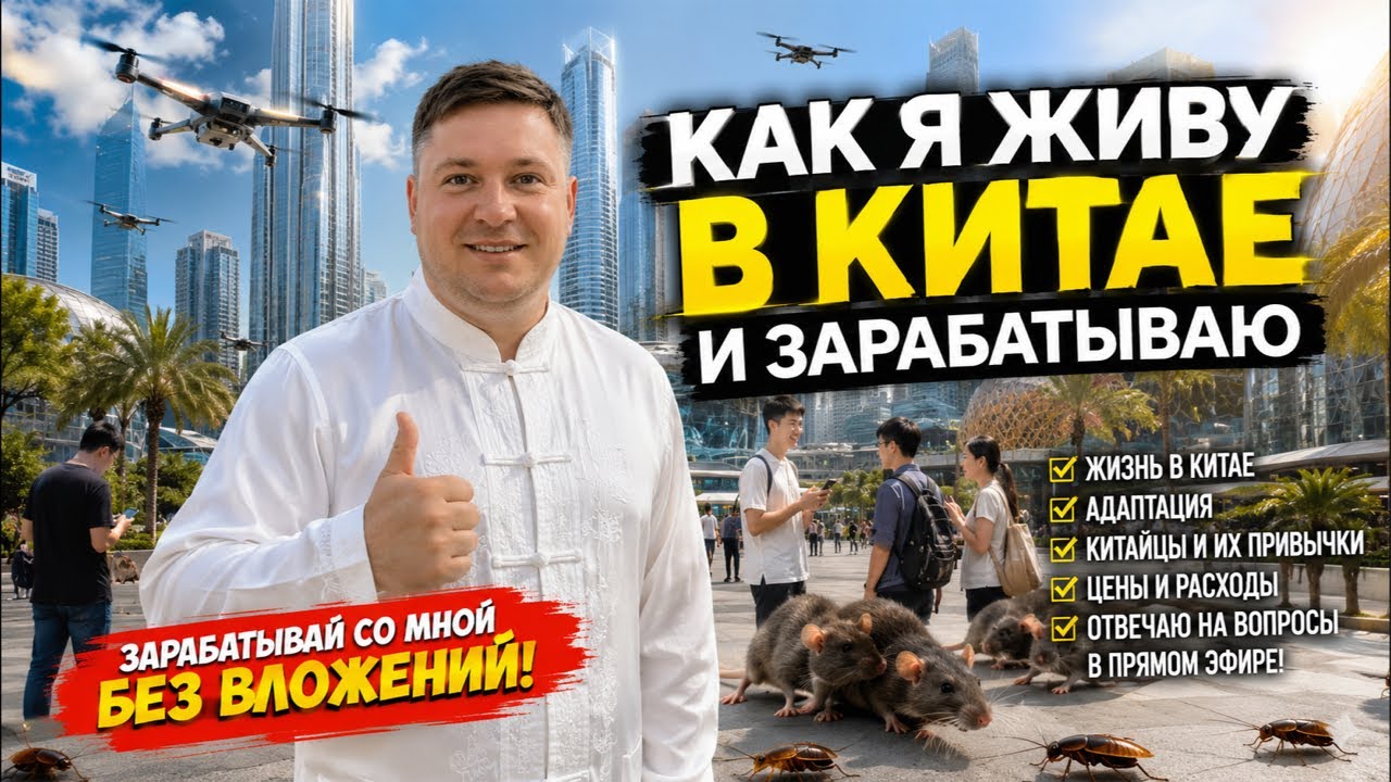 Жизнь в Китае без прикрас + покажу, как начать зарабатывать без вложений