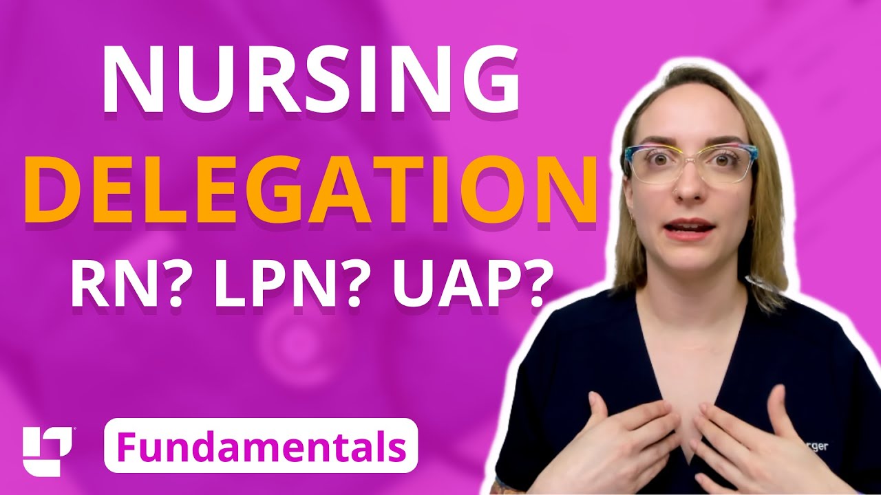 Delegation: leadership - Fundamentals @LevelUpRN