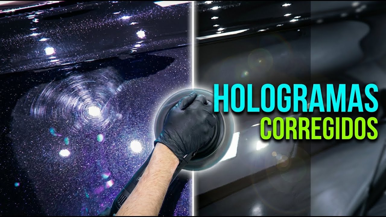 Corrección de HOLOGRAMAS por un mal pulido