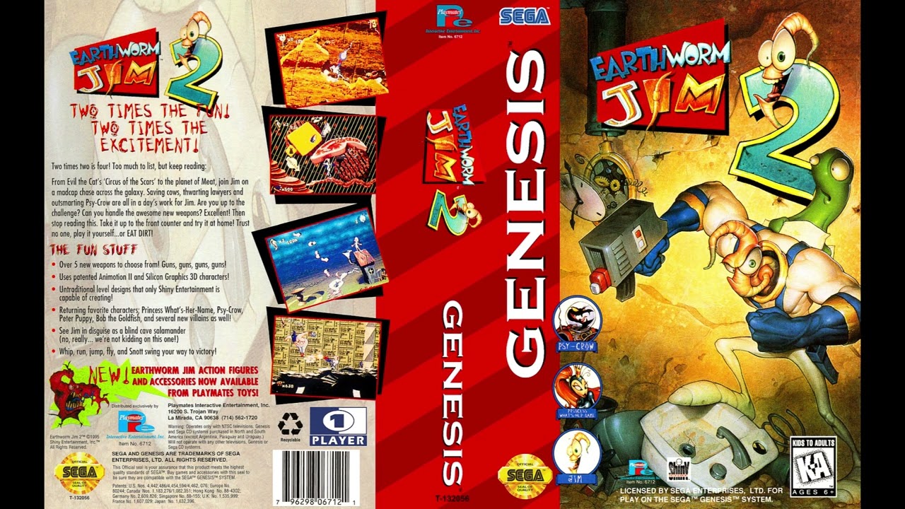 Earthworm Jim 2 | Sega Genesis Full Soundtrack OST