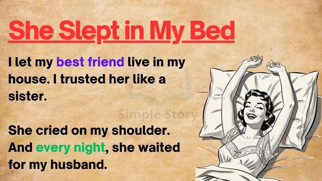 Learn English through Stories Level 3 ⭐ My Husband and My Best Friend – Emotional English Story
