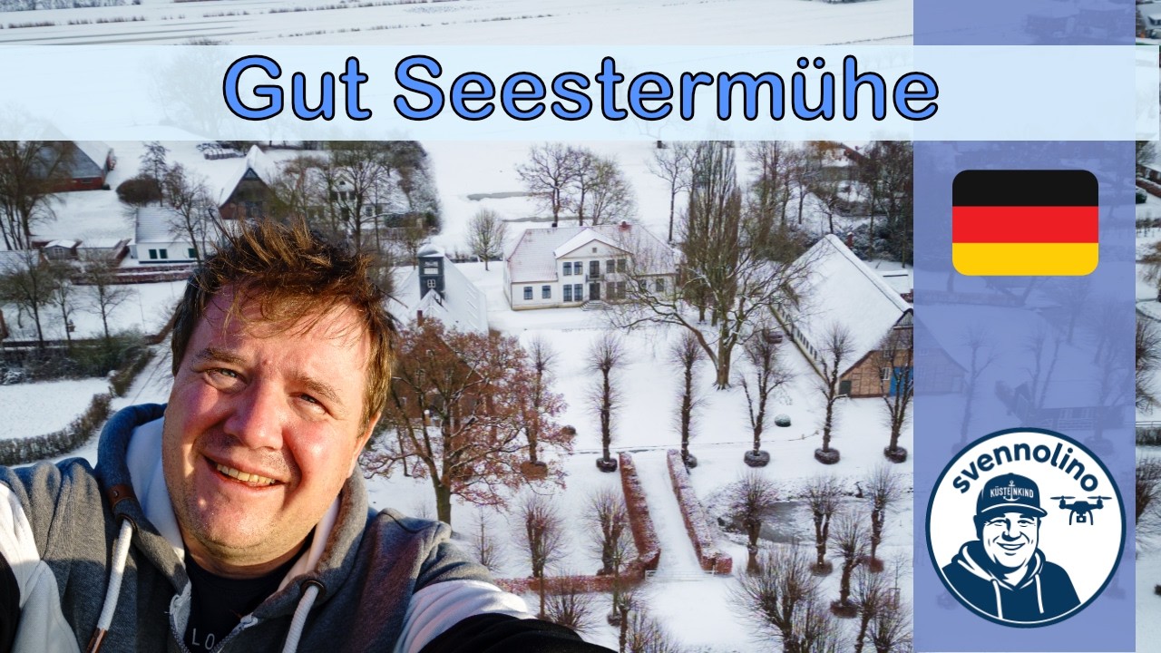 Winterzeit am Gut Seesterm&uuml;he und der historischen Lindenallee im Kreis Pinneberg
