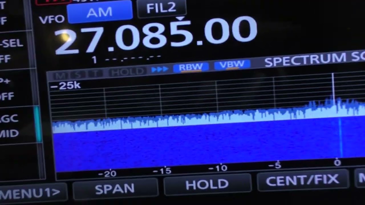Icom IC-7760 now on the big screen.