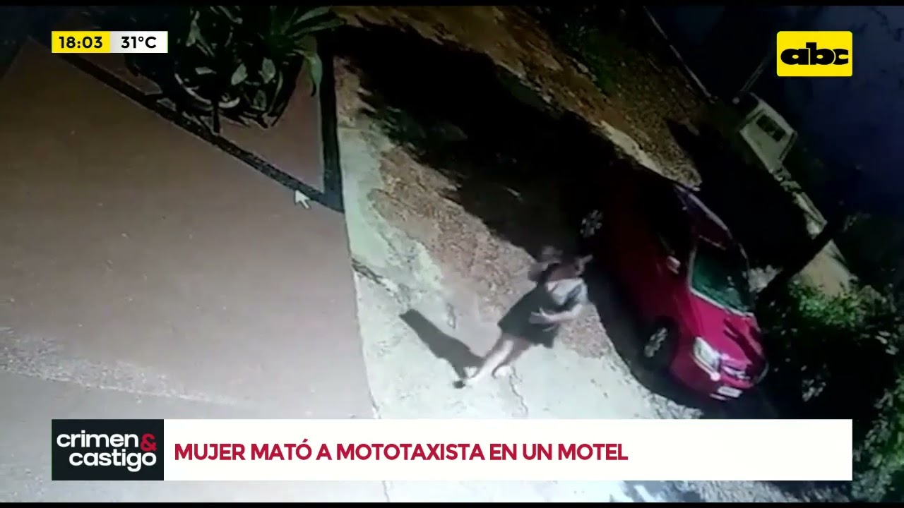 Una mujer mató a un mototaxista en un motel