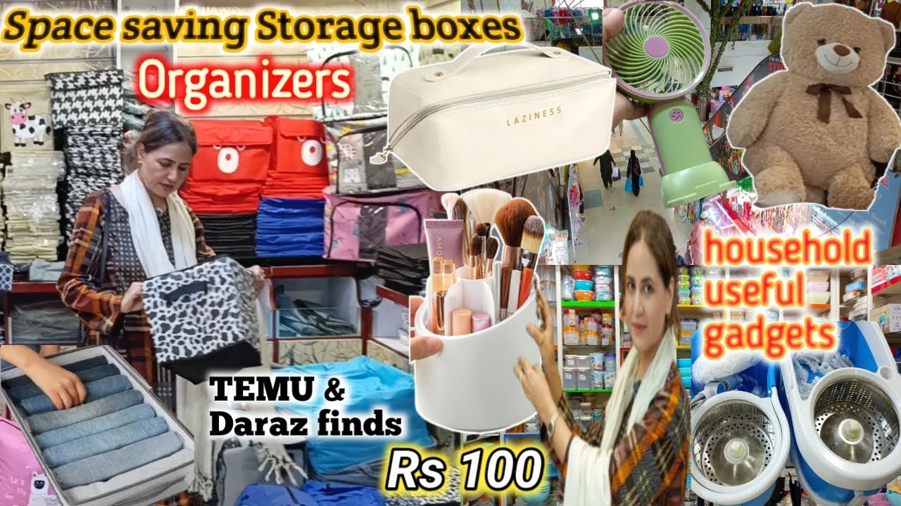 Space saving storage boxes, Organizers at Central Plaza shopping mall | City Plaza karachi