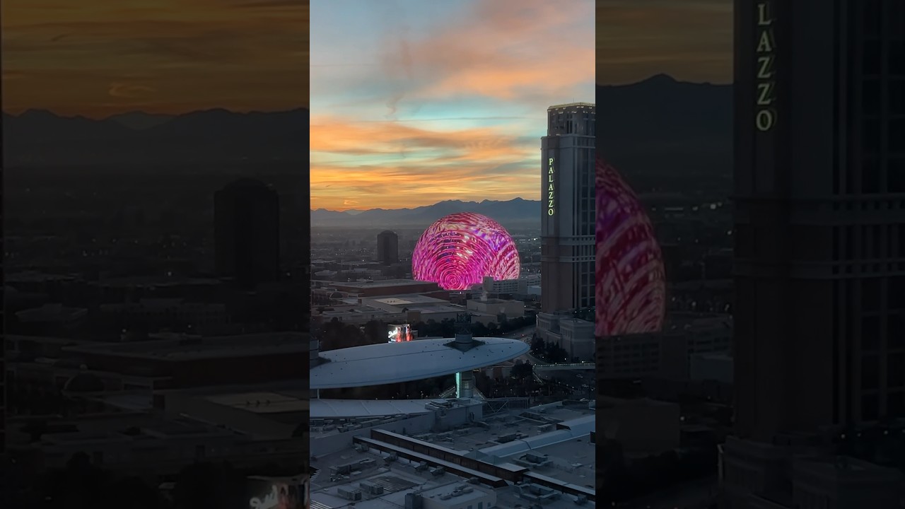 Sphere, Las Vegas, Nevada #shorts #travel #art #digitalart #sphere #vegas #viral #amazing #epic #wow