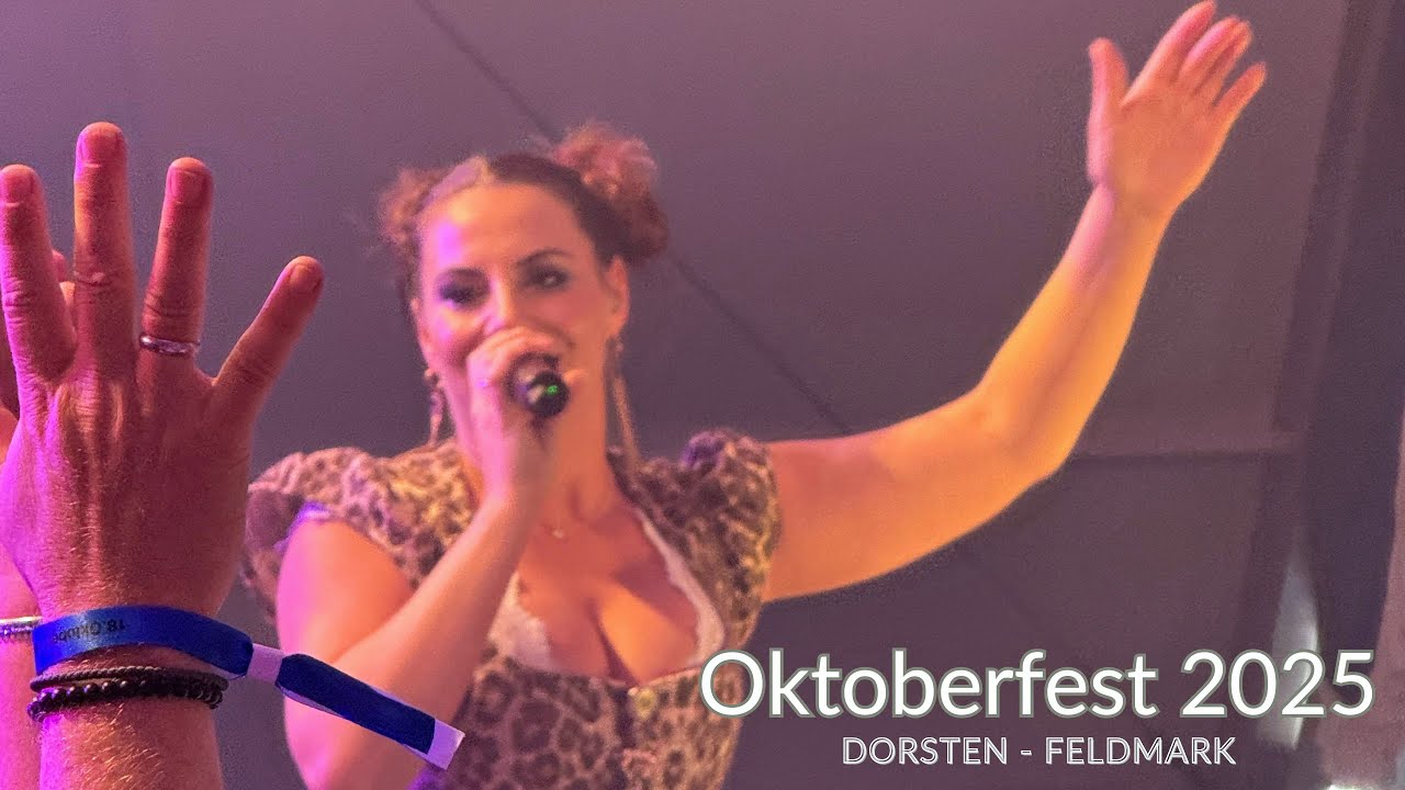 Oktoberfest Dorsten Feldmark 2025 | Ina Colada live sorgt für Stimmung