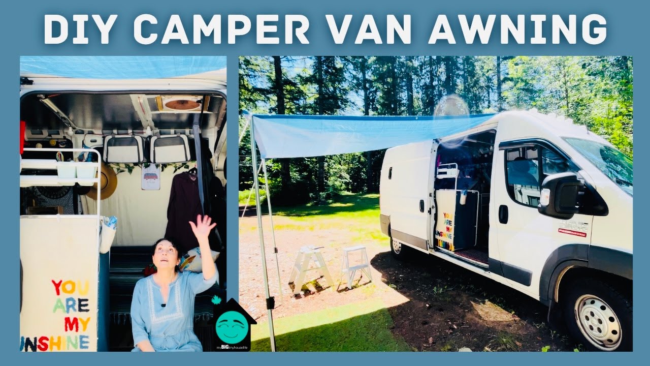 DIY Camper Van Awning: Easy & Cheap!