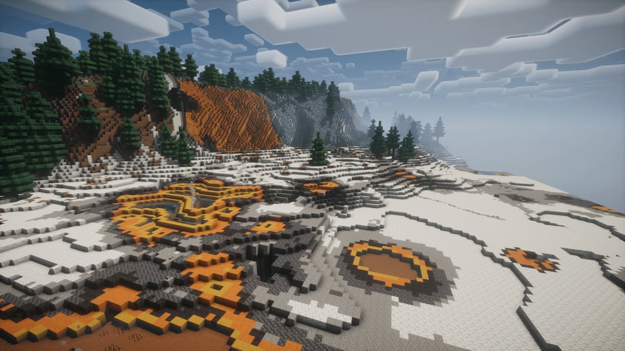 Minecraft Terralith 2.0 Exploration with Nostalgia Shaders | 1080p 60 FPS